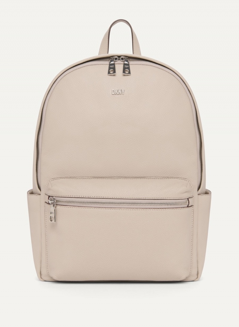 Beige Dkny Phoebe Women\'s Backpacks | G7235421