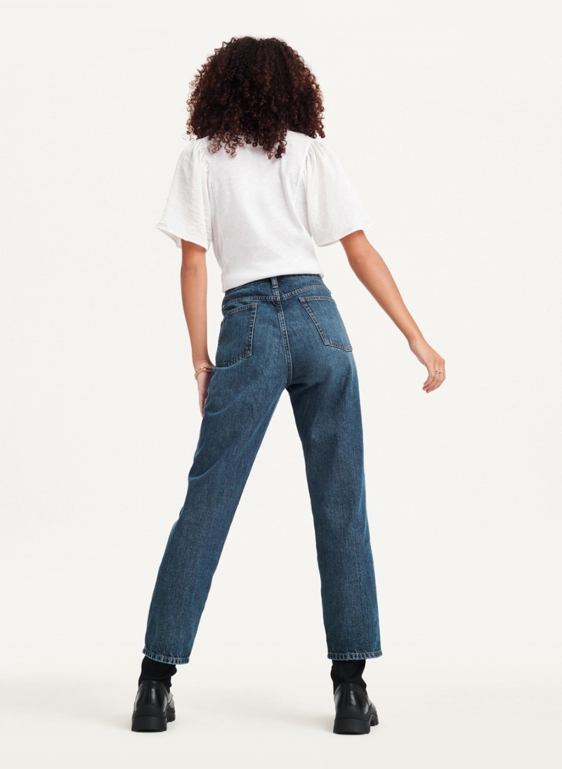Black Dkny Broome High Rise Vintage Women's Jeans | H3768050