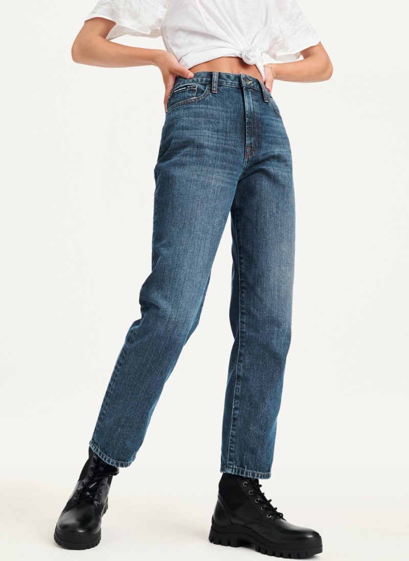 Black Dkny Broome High Rise Vintage Women's Jeans | H3768050