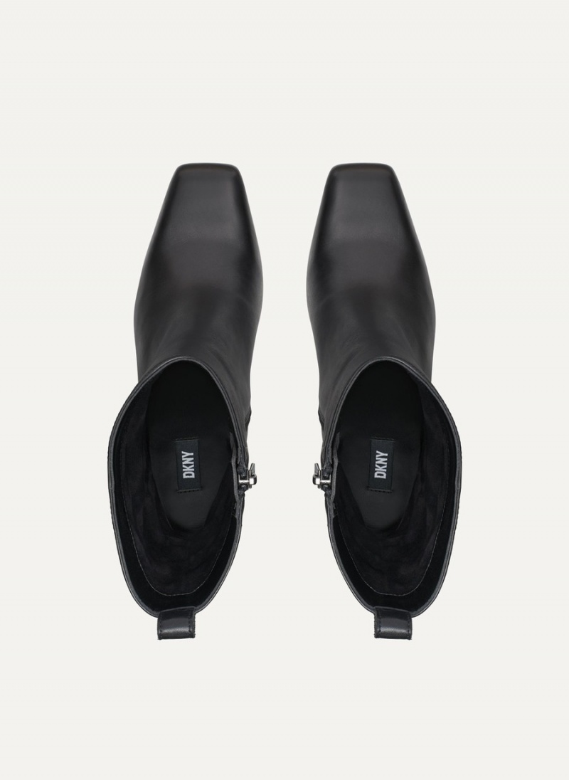Black Dkny Luna Women's Booties | X2048685