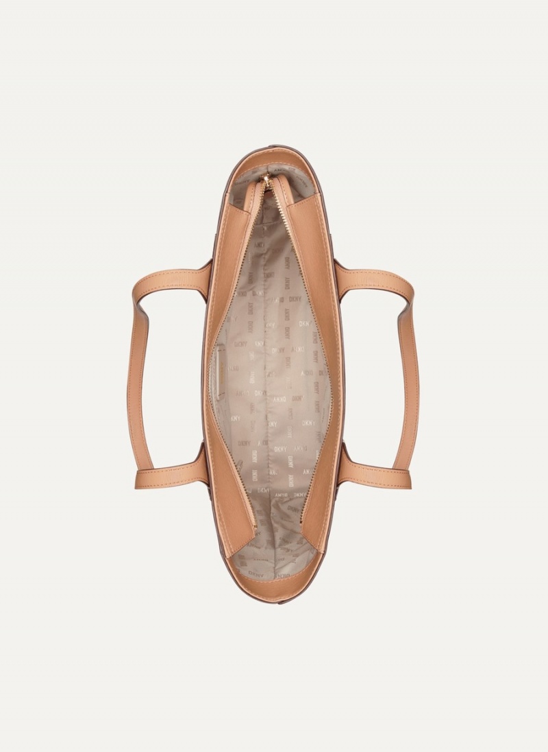 Brown Dkny Ines Women's Tote Bags | R1296570