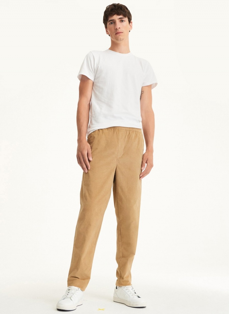 Brown Dkny Pincord Men's Jogger | E9251418