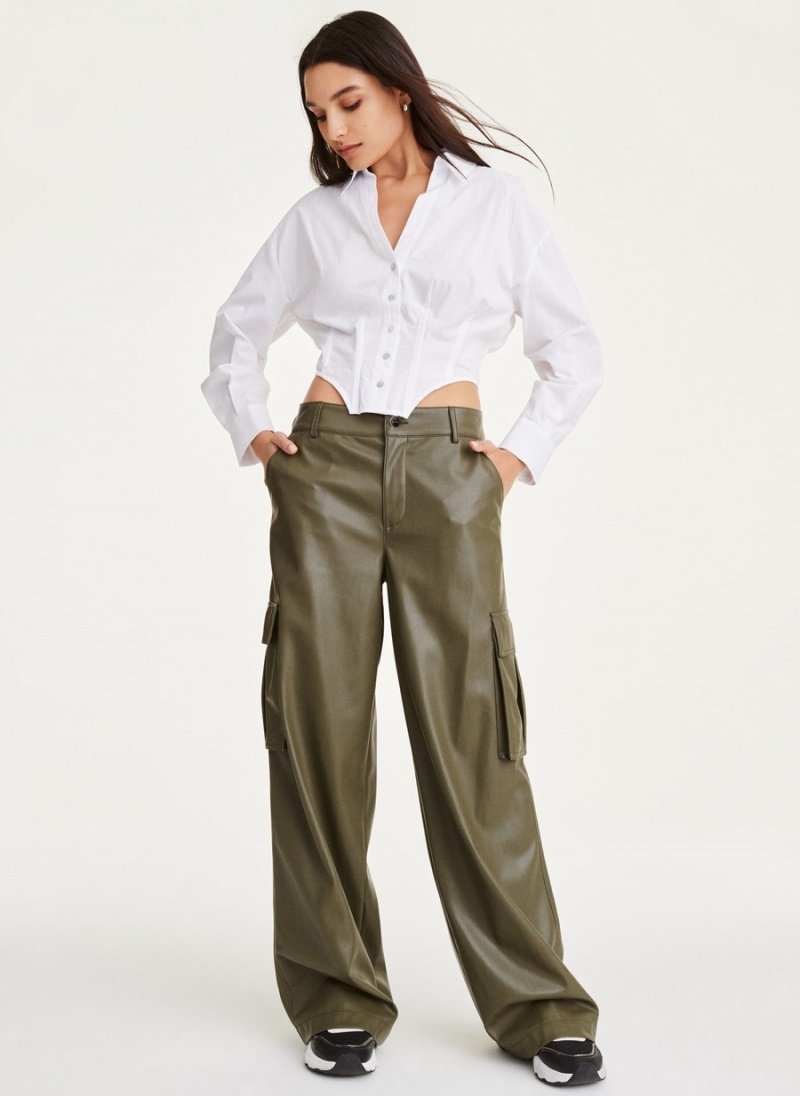 White Dkny Corset Women's Shirts | Y9970720